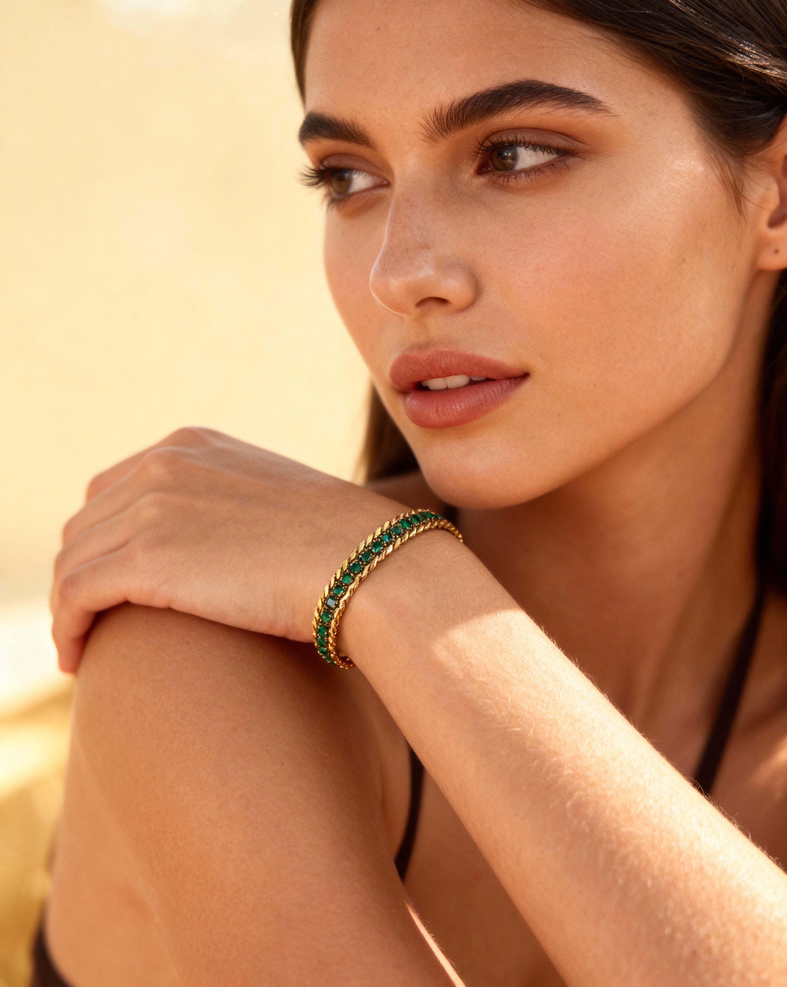 Náramek Emeraudé